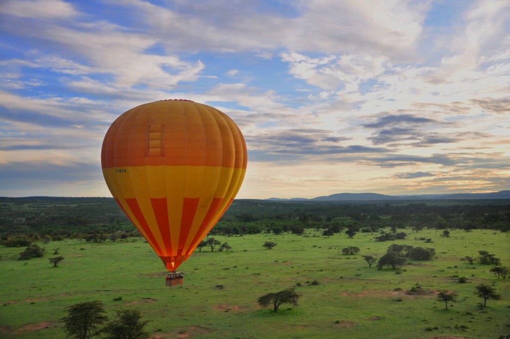 Hot Air Balloon adventure on African Safari